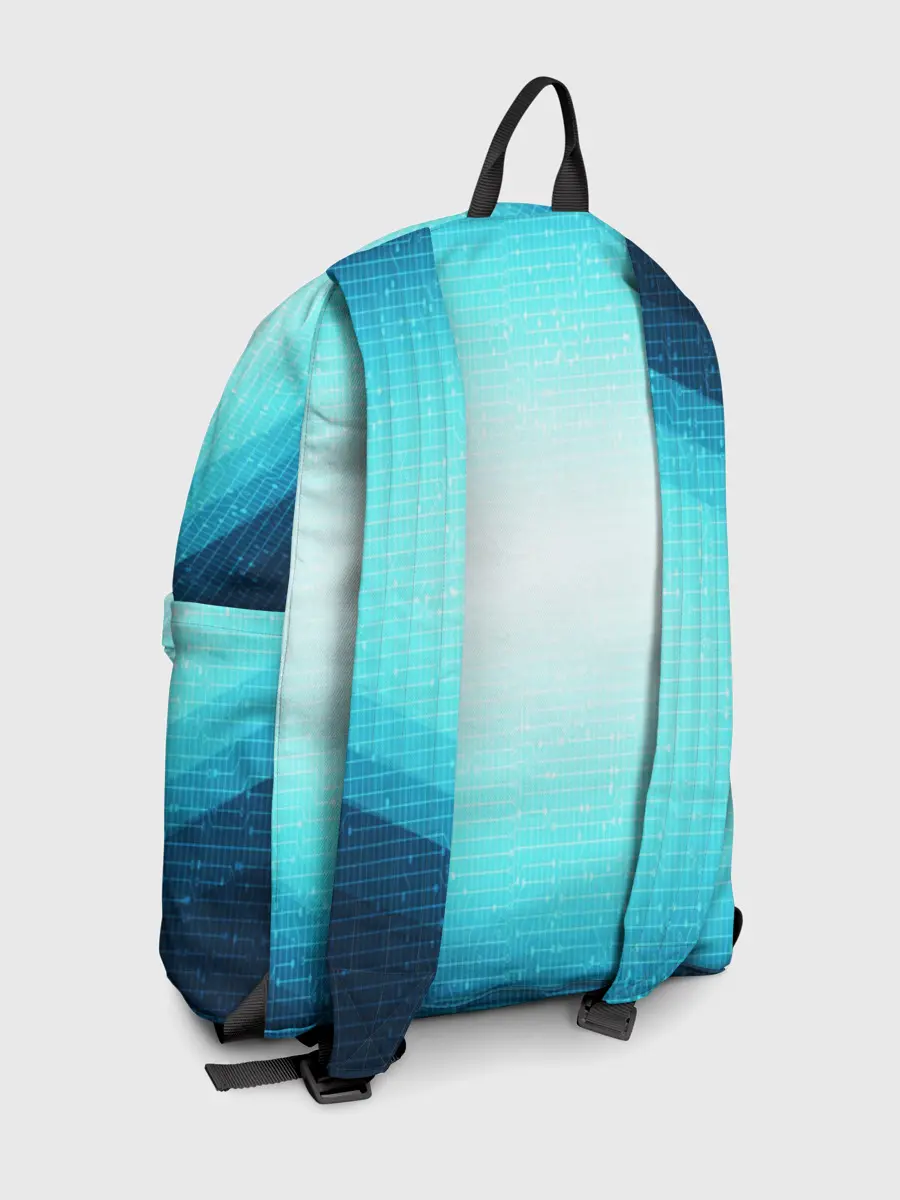 Рюкзак джинсовый / Акула в огне