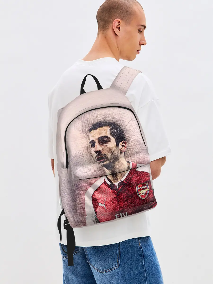 Рюкзак джинсовый / Генрих Мхитарян