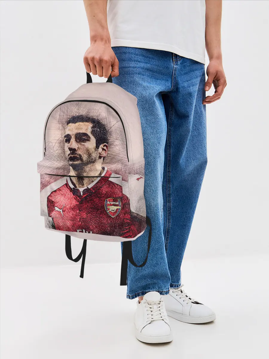 Рюкзак джинсовый / Генрих Мхитарян