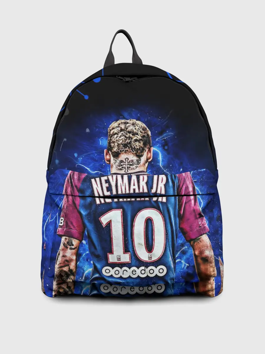 Рюкзак джинсовый / НЕЙМАР / NEYMAR JR / НЕОН