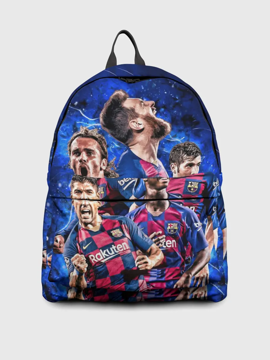 Рюкзак джинсовый / Месси и Суарес