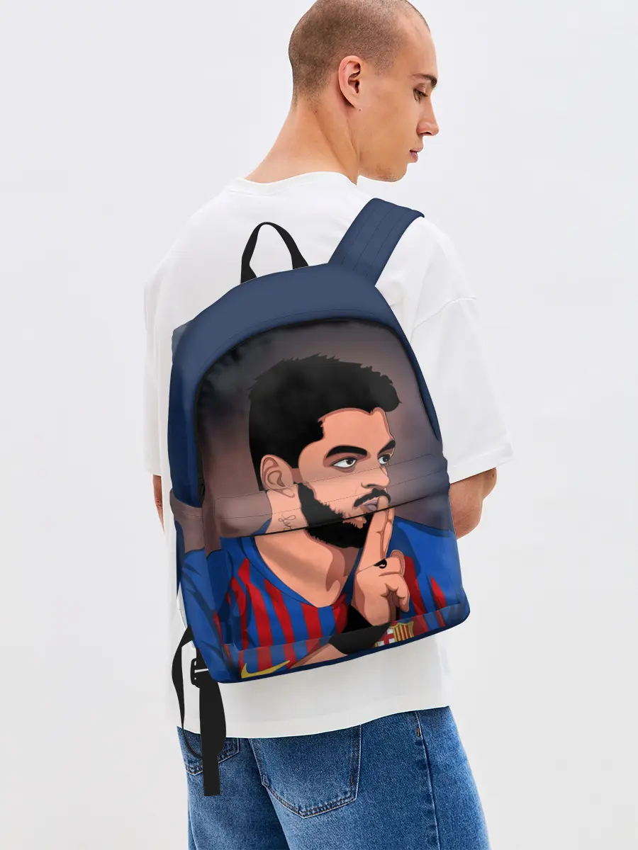 Рюкзак джинсовый / Луис Альберто Суарес