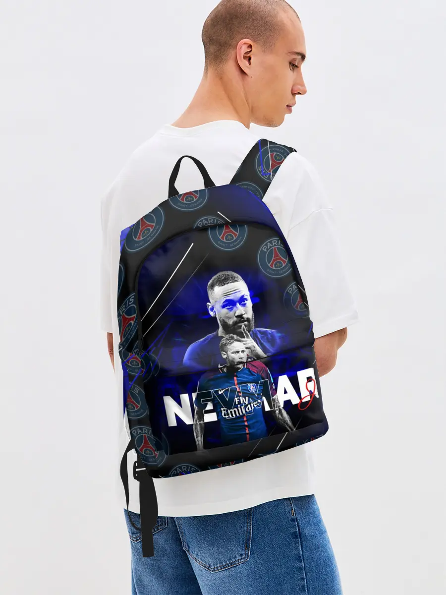 Рюкзак джинсовый / НЕЙМАР / NEYMAR / ПСЖ