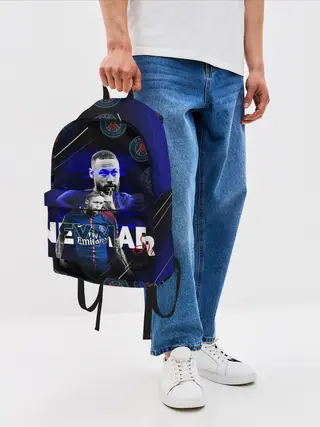 Рюкзак джинсовый / НЕЙМАР / NEYMAR / ПСЖ