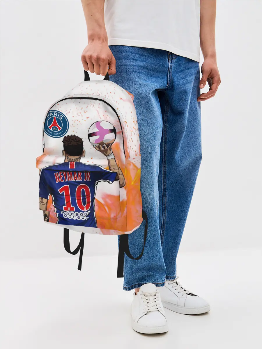 Рюкзак джинсовый / НЕЙМАР / NEYMAR / ПСЖ