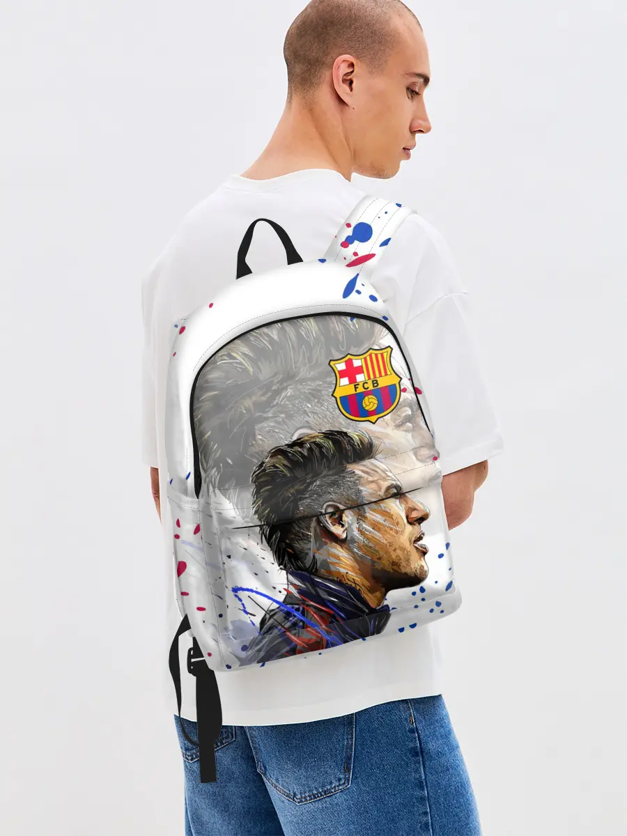 Рюкзак джинсовый / НЕЙМАР / NEYMAR / БАРСЕЛОНА