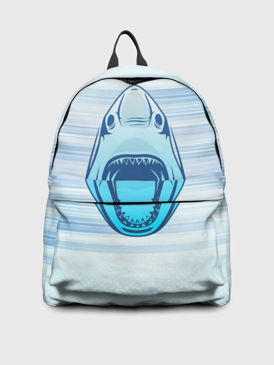 Рюкзак джинсовый / Акула