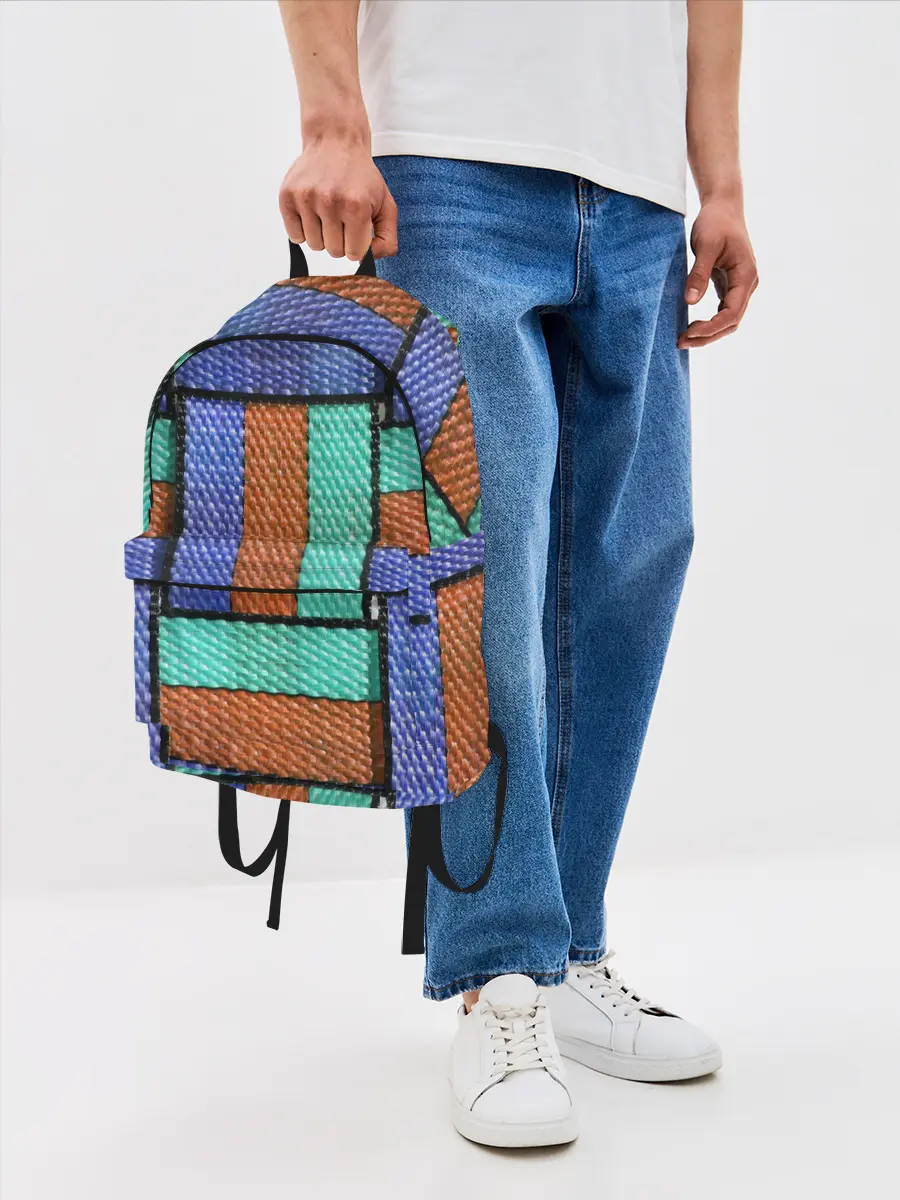 Рюкзак джинсовый / Stripes