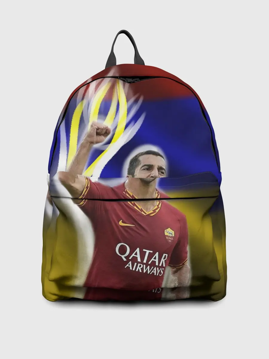 Рюкзак джинсовый / Генрих Мхитарян - огненный кулак