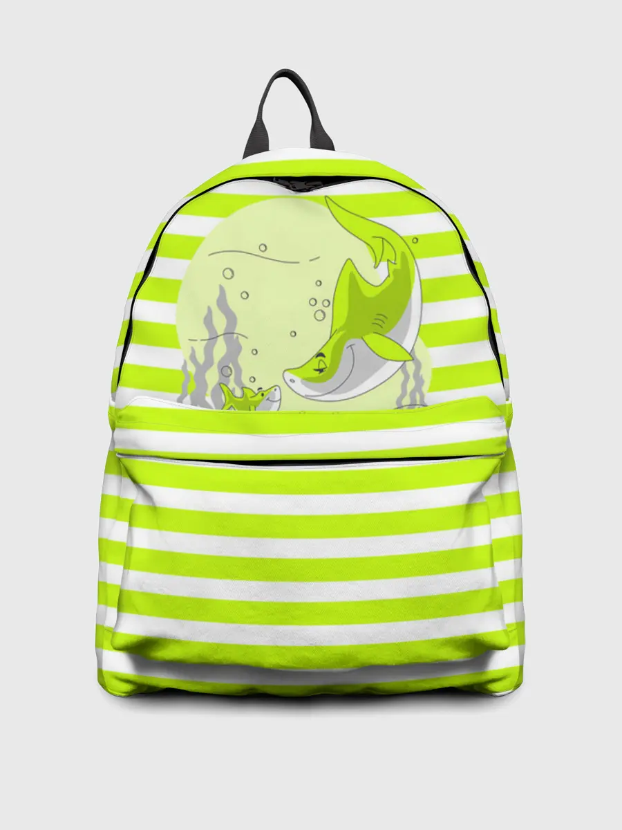 Рюкзак джинсовый / Акула