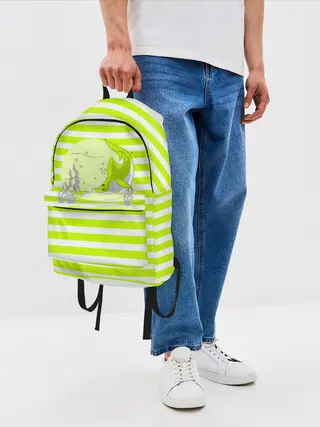 Рюкзак джинсовый / Акула