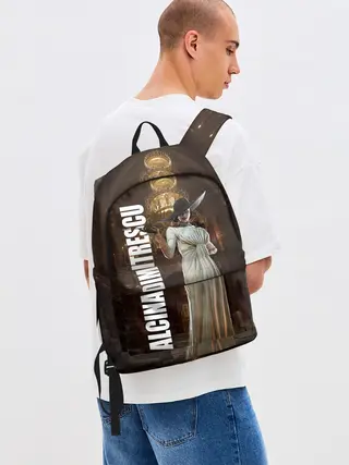 Рюкзак джинсовый / Леди Альсина Димитреску