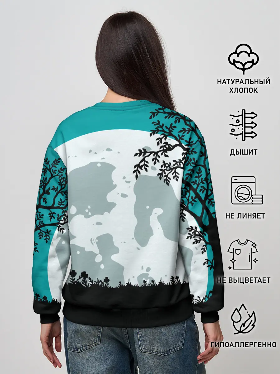 Женский свитшот / Влюбленная Пара