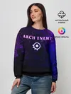 Женский свитшот / Arch Enemy. Neon logo