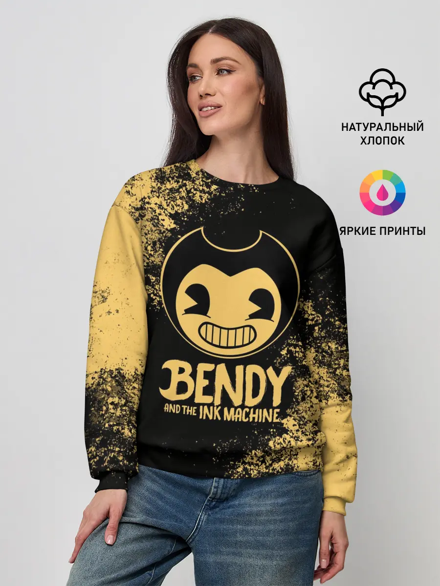 Женский свитшот / Bendy And The Ink Machine