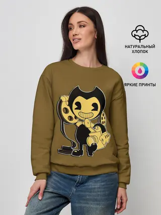 Женский свитшот / Bendy And The Ink Machine