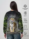 Женский свитшот / ТИГР В ЛЕСУ