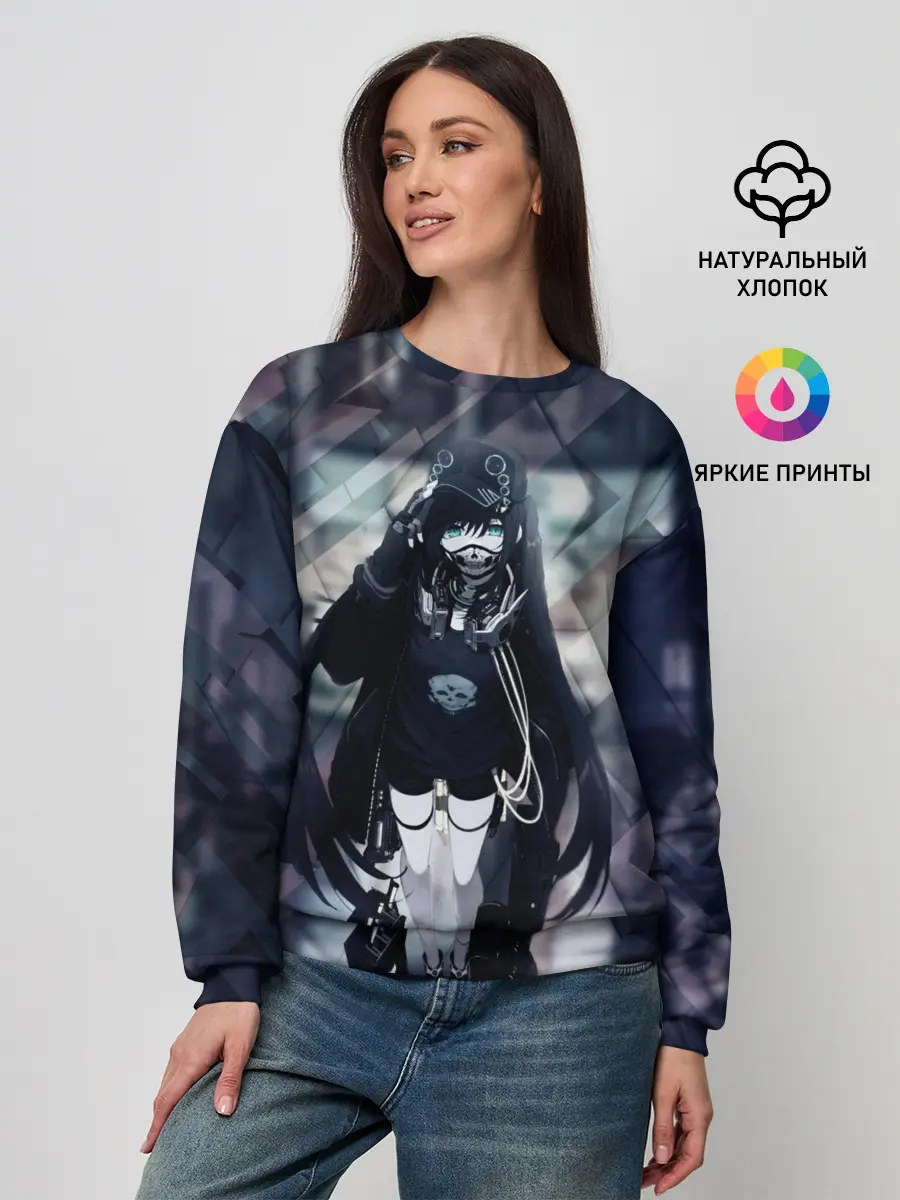 Женский свитшот / Anime Cyber