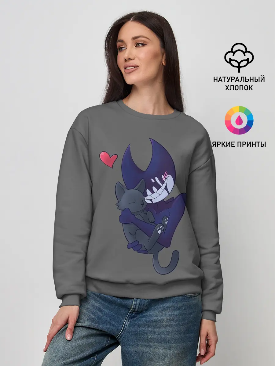 Женский свитшот / Bendy And The Ink Machine