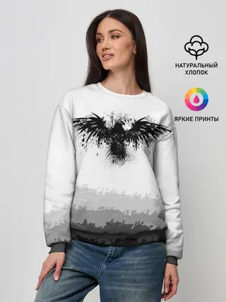 Женский свитшот / ЧЁРНЫЙ ВОРОН
