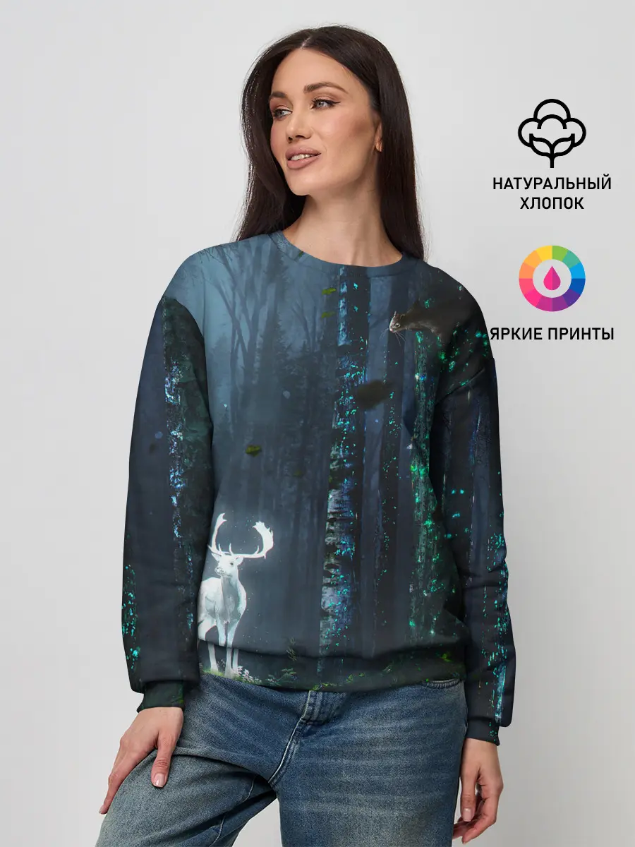 Женский свитшот / Олень
