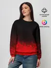 Женский свитшот / КРАСНО-ЧЕРНЫЙ ГРАДИЕНТ