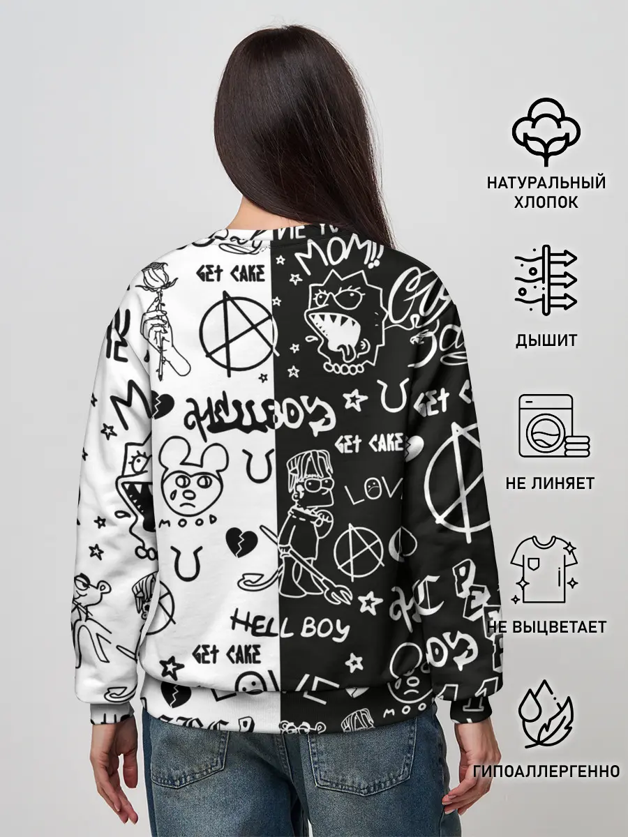 Женский свитшот / LIL PEEP