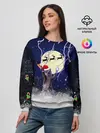 Женский свитшот / Новогодний Кот