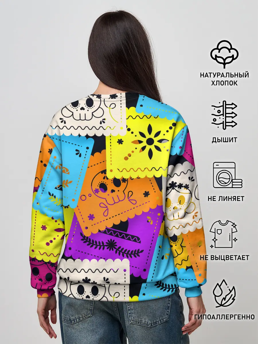 Женский свитшот / Color pattern