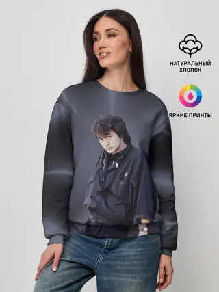 Женский свитшот / Виктор Цой.