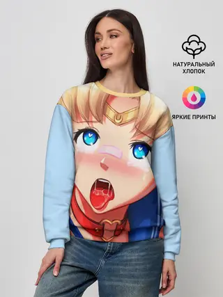 Женский свитшот / SAILOR MOON AHEGAO