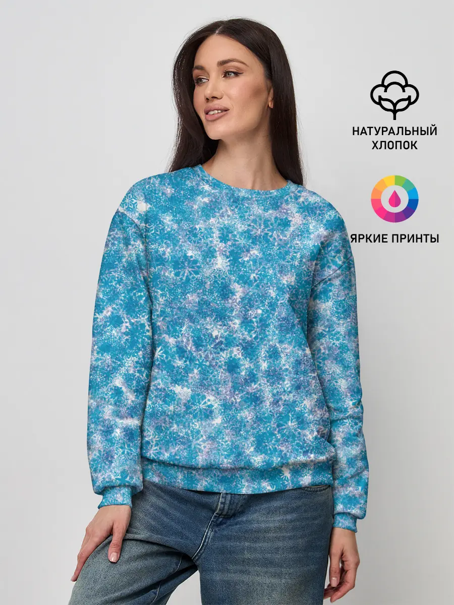 Женский свитшот / Изморозь