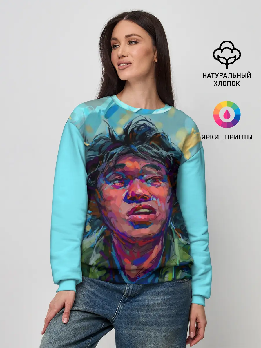 Женский свитшот / Цой