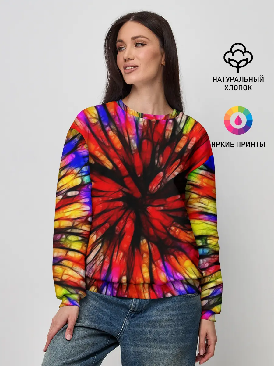 Женский свитшот / Батик