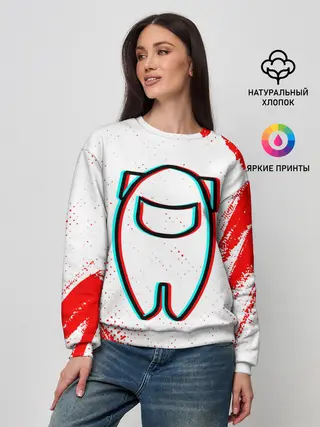 Женский свитшот / AMONG US / АМОНГ АС