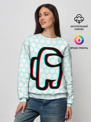 Женский свитшот / AMONG US / АМОНГ АС