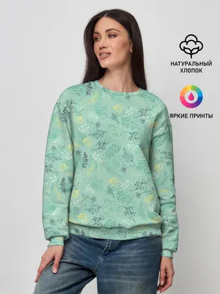 Женский свитшот / Гербарий