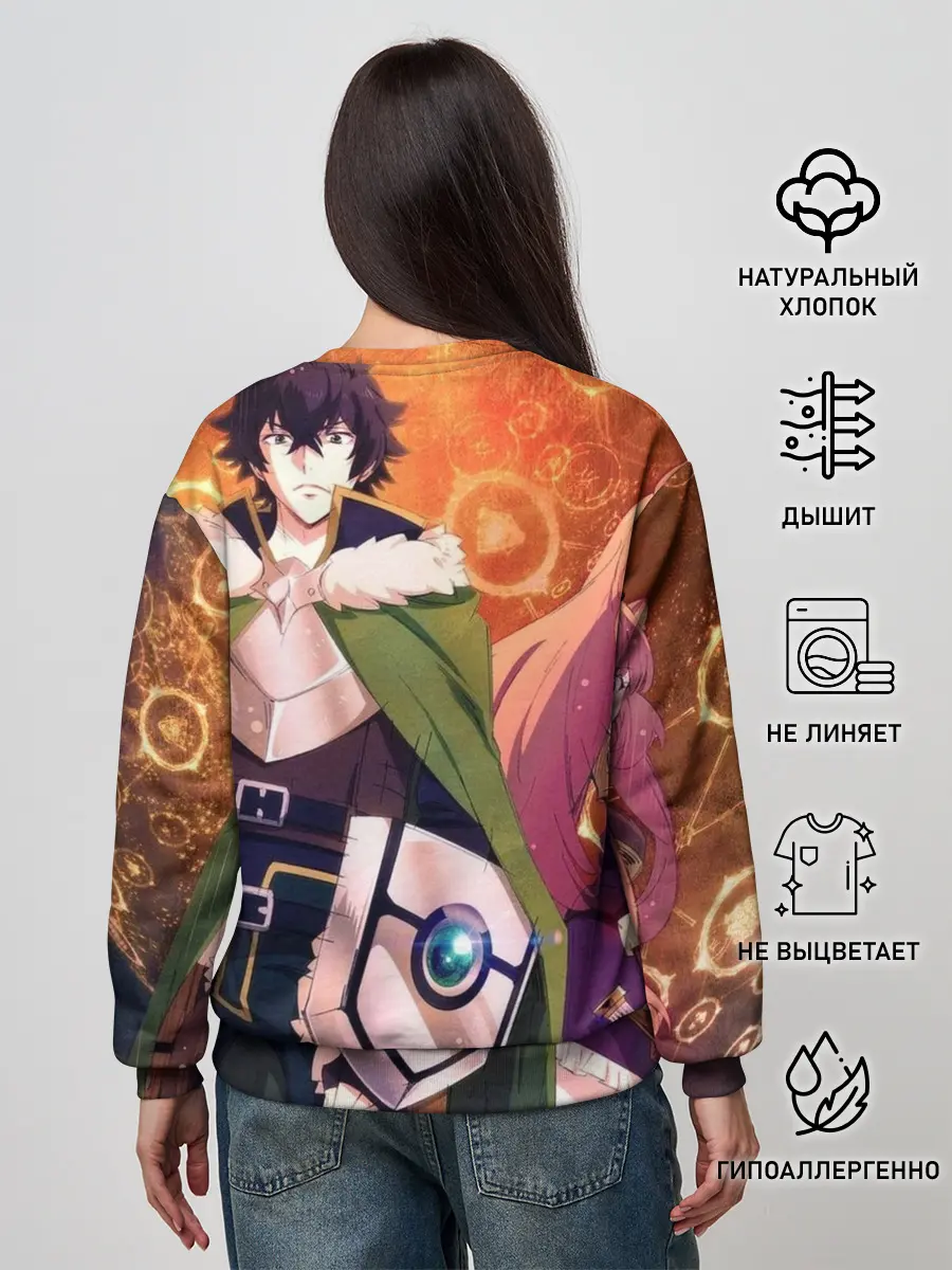 Женский свитшот / восхождение героя щита