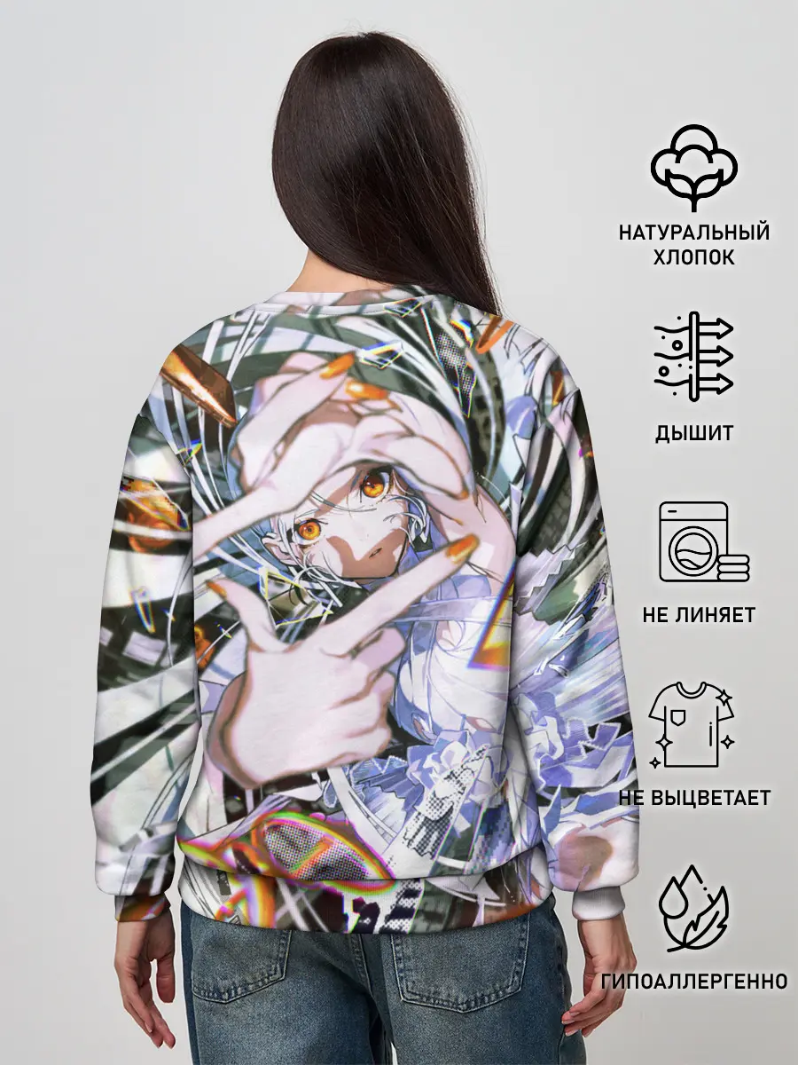 Женский свитшот / Anime girl art