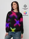 Женский свитшот / Крестики