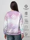 Женский свитшот / снежинки