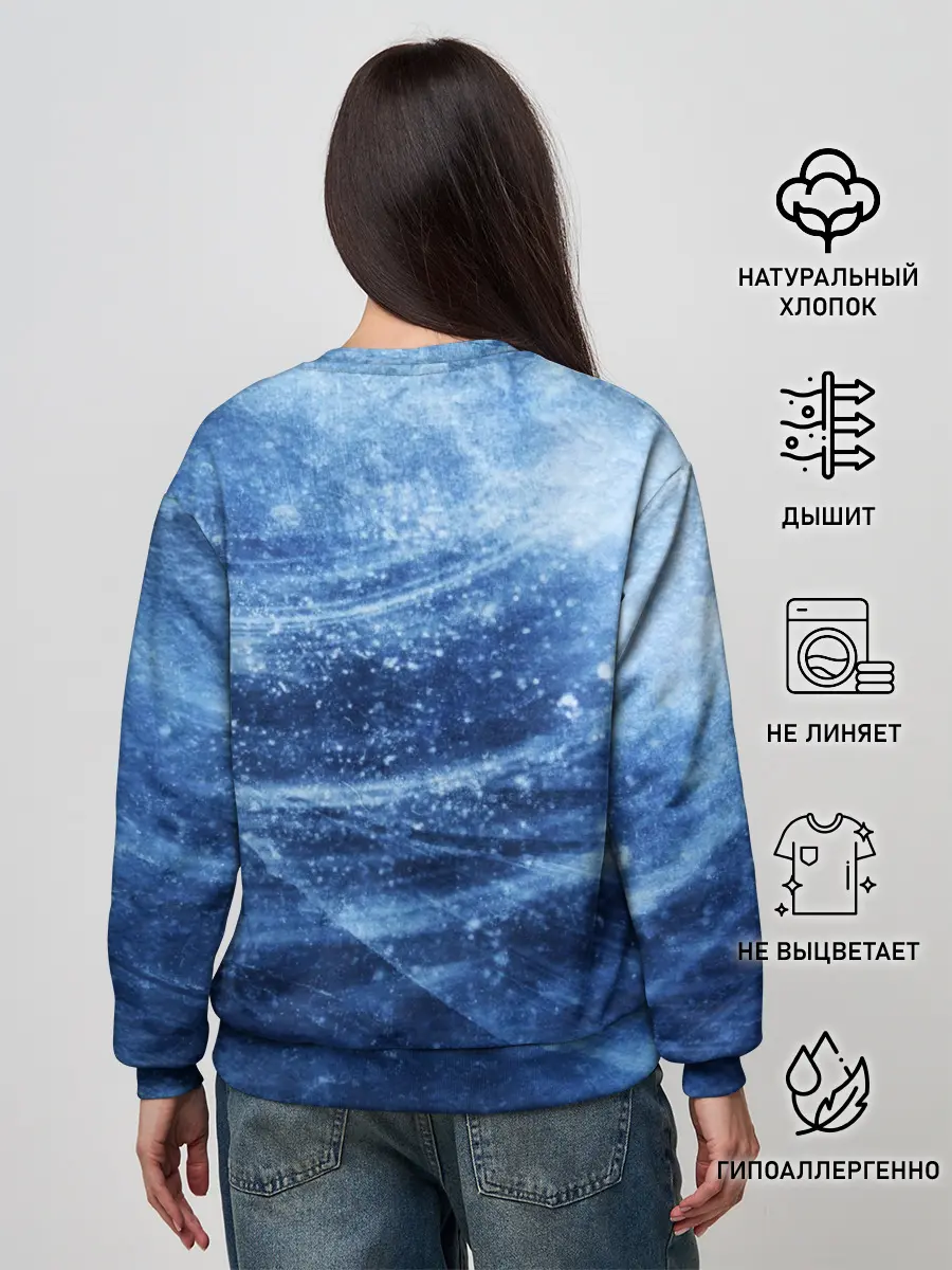 Женский свитшот / Among us Happy New Year