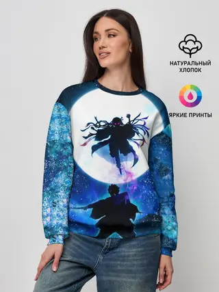 Женский свитшот / Клинок рассекающий демонов