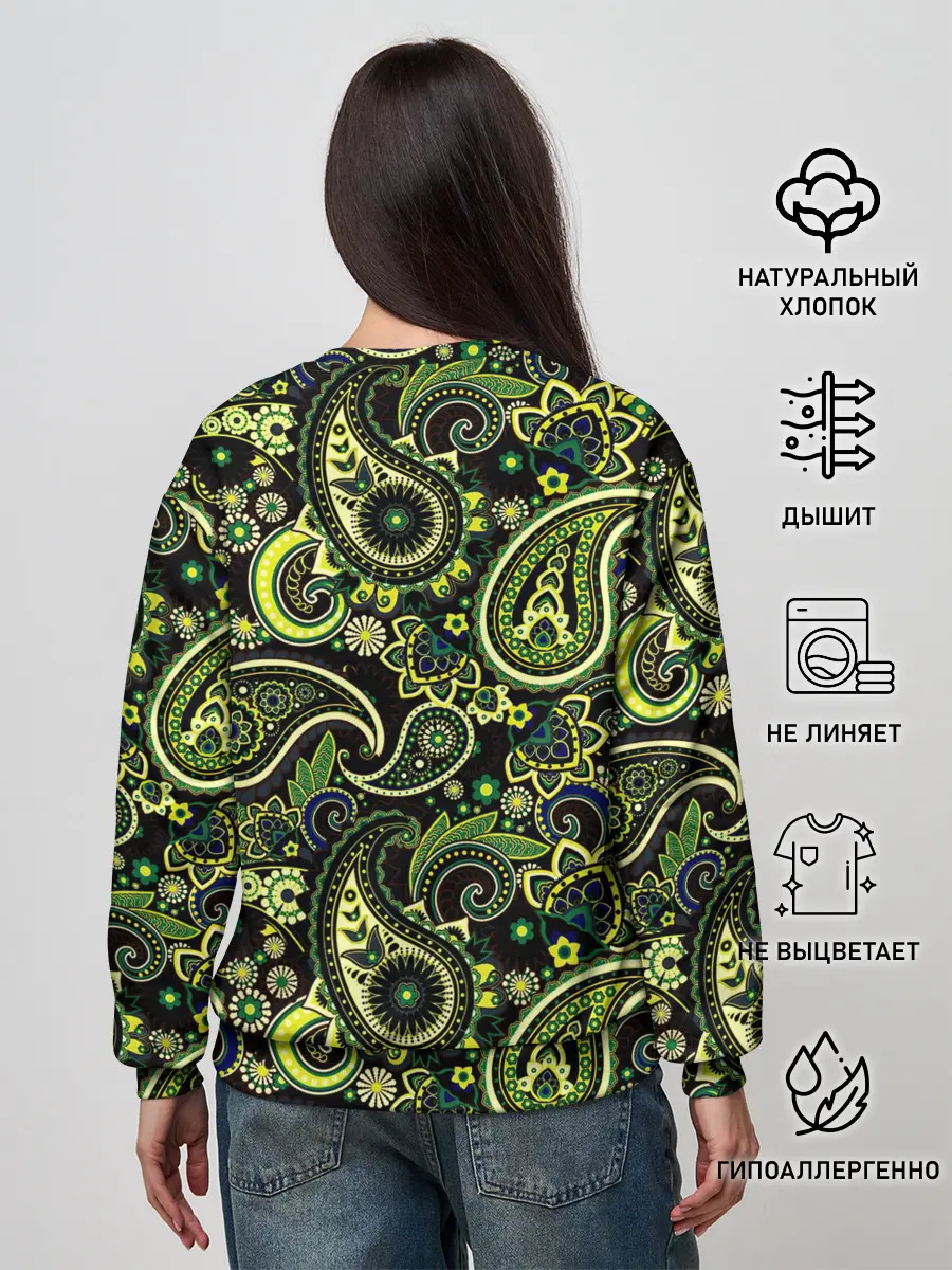 Женский свитшот / Молекулярный рисунок