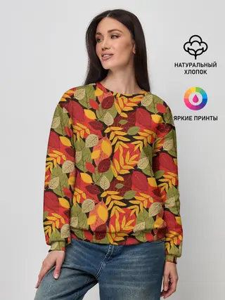Женский свитшот / Осенние листья