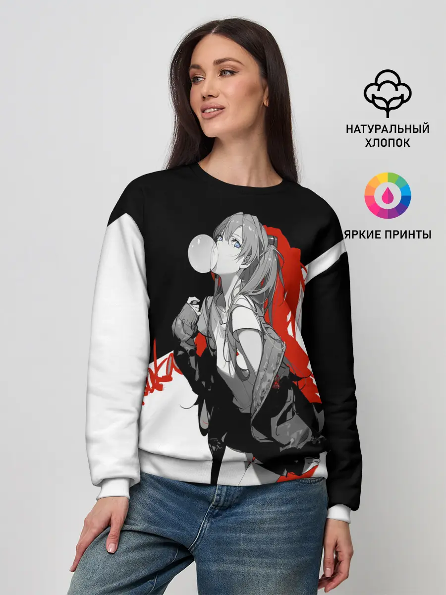 Женский свитшот / Asuka Langley Evangelion