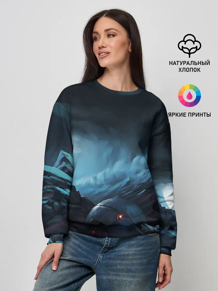 Женский свитшот / Космонавт