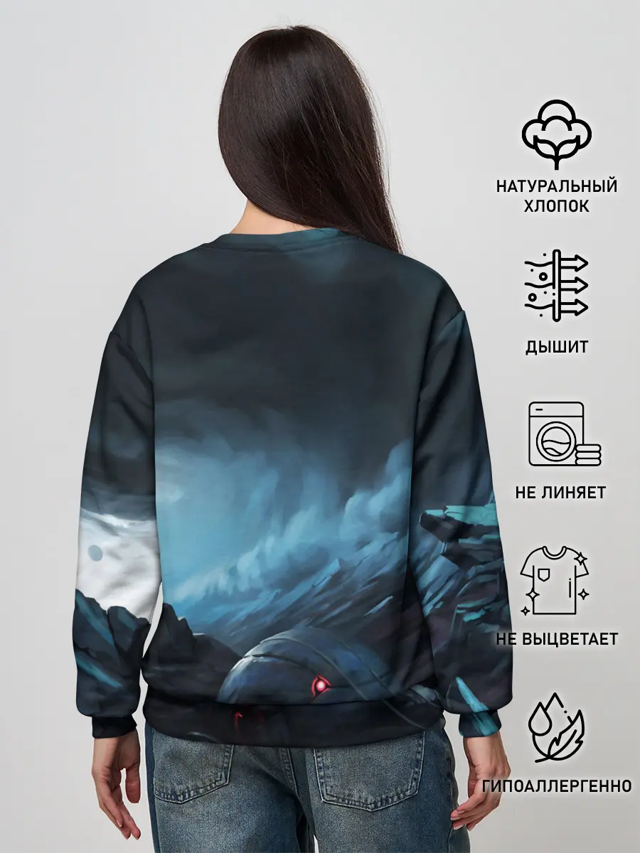 Женский свитшот / Космонавт