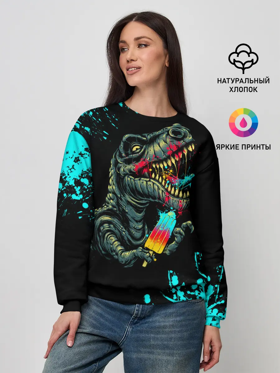 Женский свитшот / Godzilla