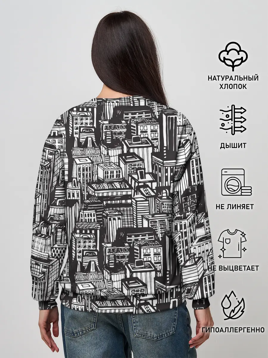 Женский свитшот / Бесконечный город